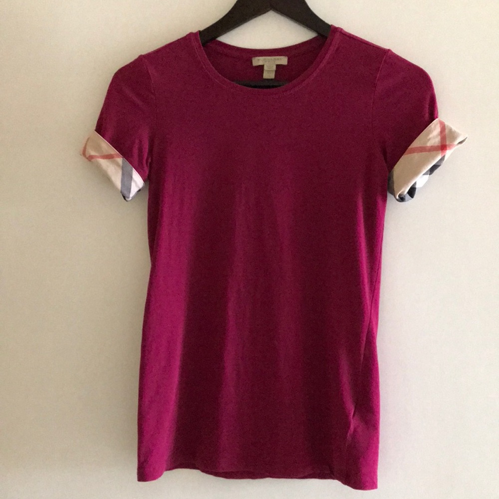 Burberry Brit berry short sleeve top